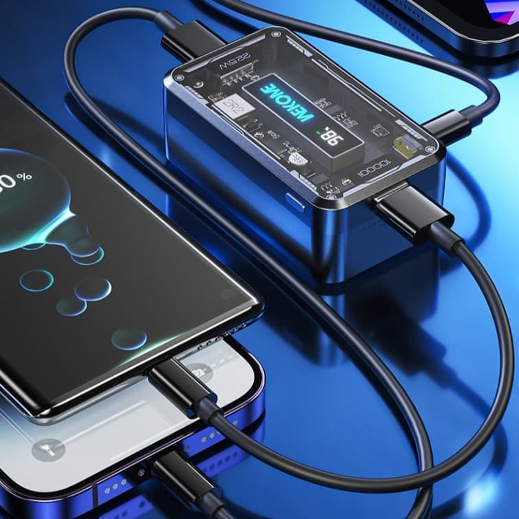 پاوربانک ویکام مدل WP-395 با ظرفیت 10000 میلی آمپر — تصویر ۴