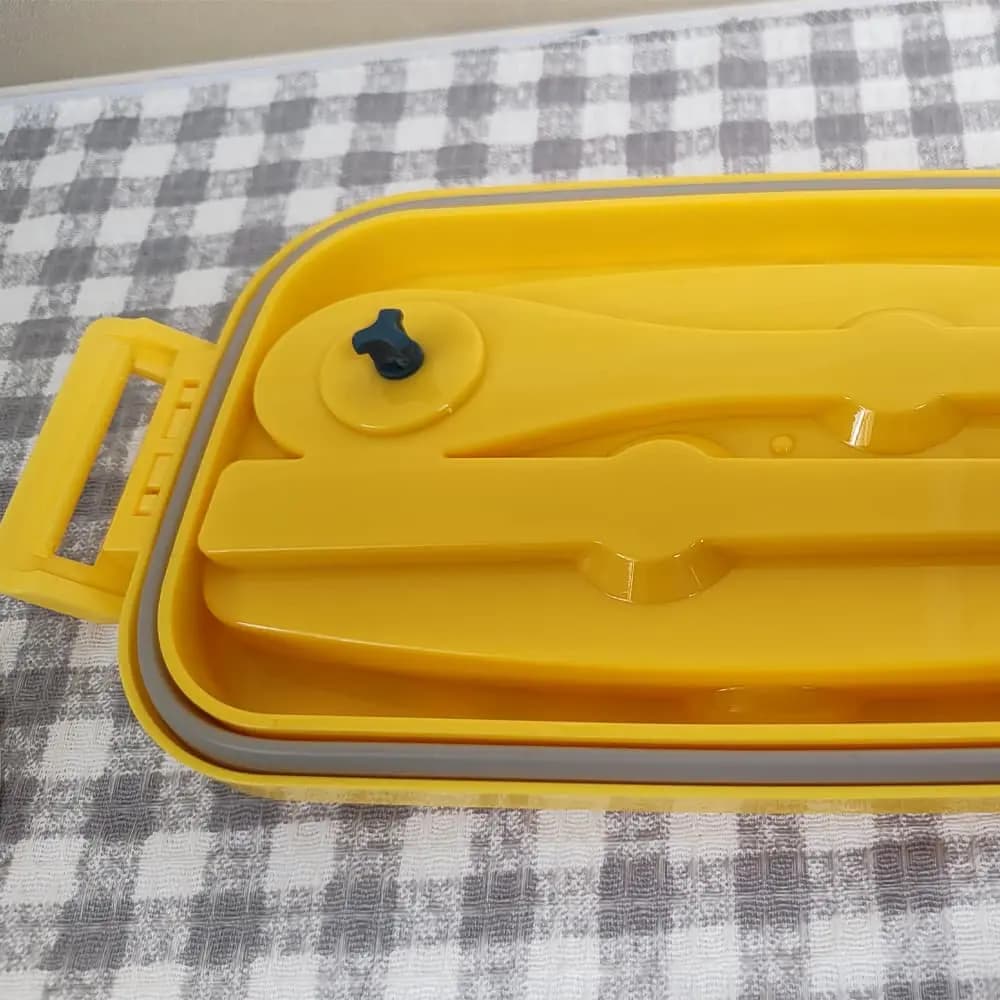 لانچ باکس واشردار داخل استیل وارداتی کد A58 — تصویر ۸