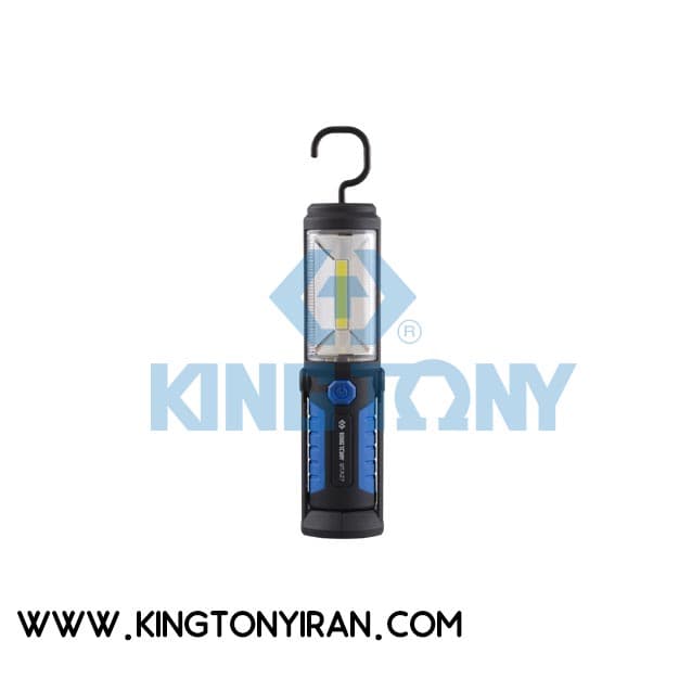 9TA27A - چراغ کار سيار شارژِي دو حالته همراه با پاور بانک ( COB/LED ) کينگ توني