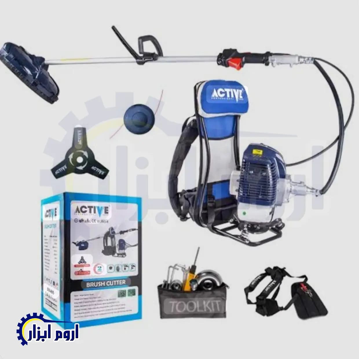 علف زن کوله ای بنزینی اکتیو مدل AC-2646SH — تصویر ۴