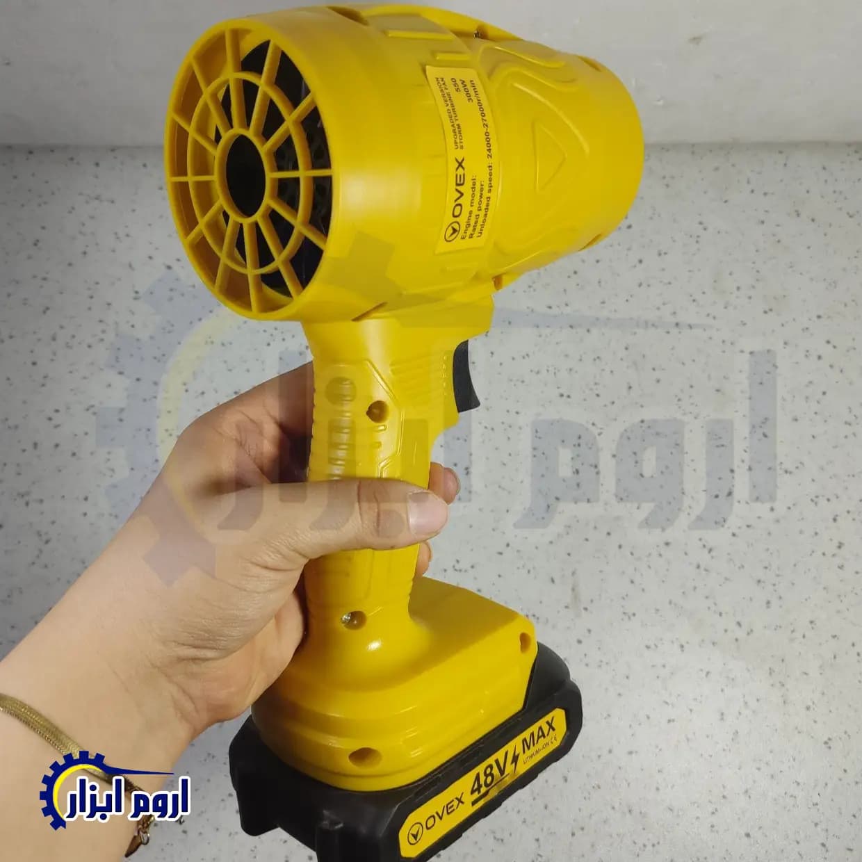 جت فن شارژی دو باتری OVEX — تصویر ۳