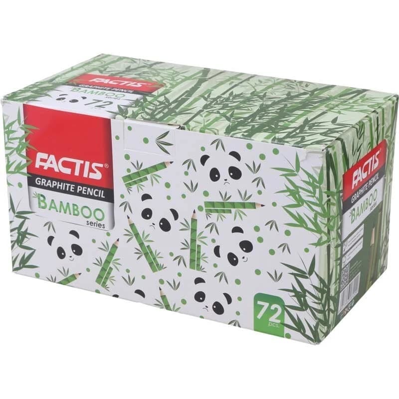 مداد مشکی فکتیس Factis Bamboo بسته 72 عددی — تصویر ۲