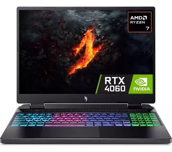 لپ تاپ ایسر Nitro V 16 ANV16-71-70F7 ظرفیت ۵۱۲ گیگابایت SSD با رم ۱۶ گیگابایت و گرافیک RTX 4060