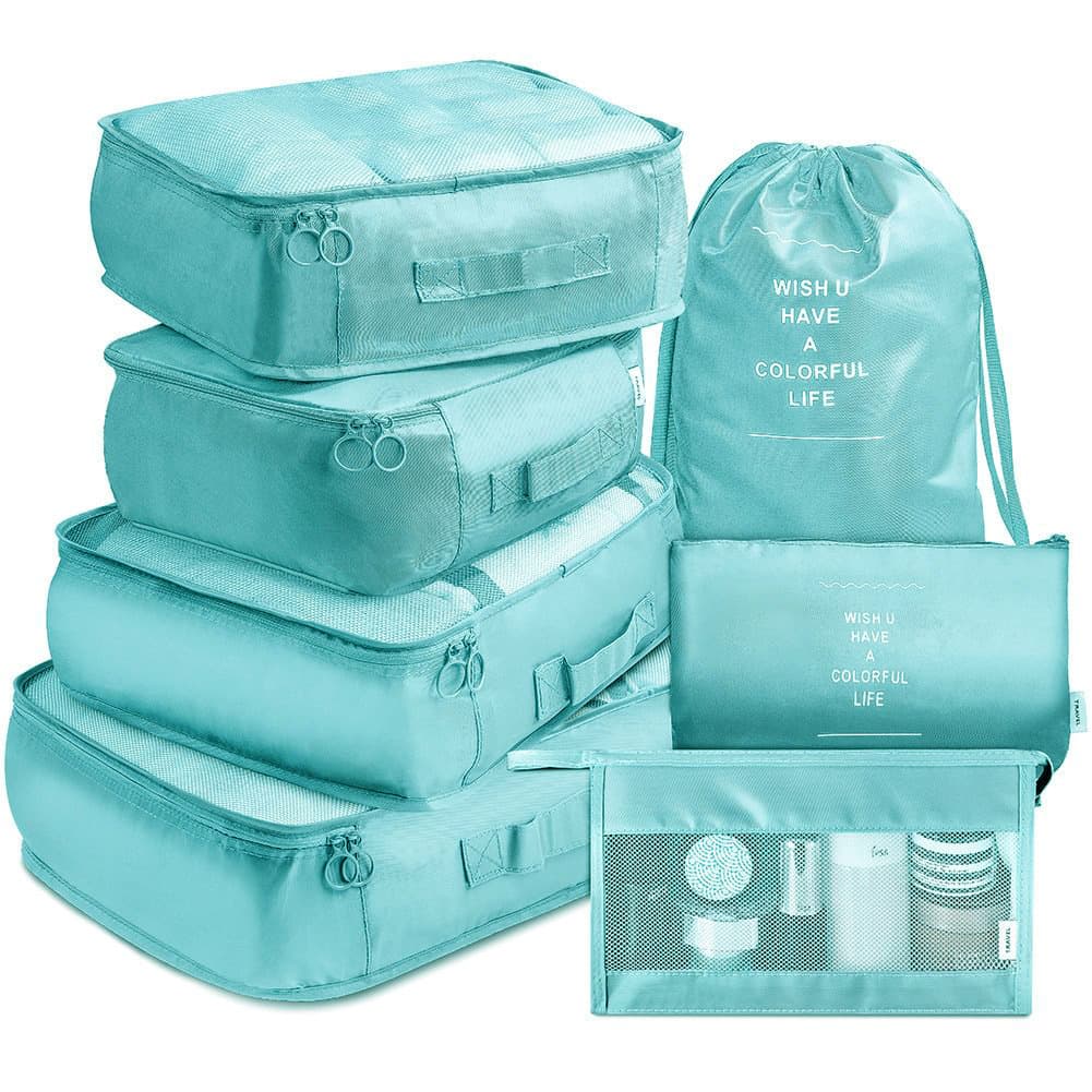 پک کیف نظم دهنده چمدان مسافرتی ضدآب (7 تکه) برلیانس New Seven-Piece Set