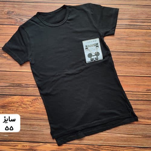 تیشرت تک مشکی — تصویر ۴