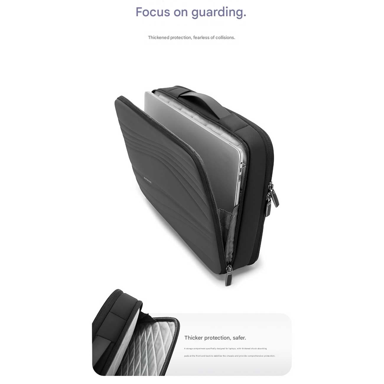 کیف لپتاپ 15.6 اینچ ضدآب بنج BG-8018 — تصویر ۸