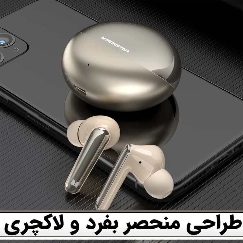 هدفون بلوتوثی مانستر مدل N-Lite 203 AirLinks — تصویر ۲