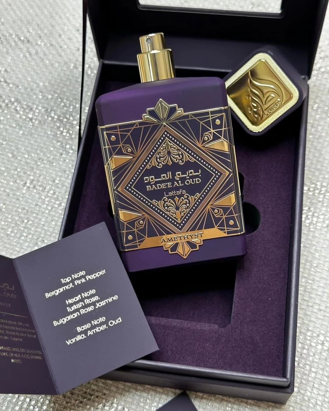 عطر ادکلن لطافه بدیع ال عود آمیتیس | Lattafa Bade’e Al Oud Amethyst / اقساطی — تصویر ۲