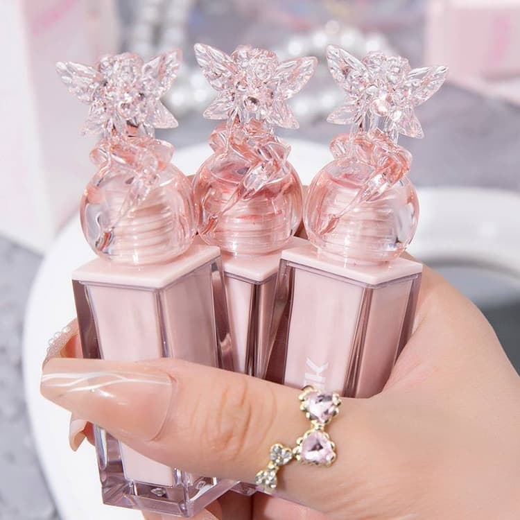 رژ طرح فرشته/مخملی تینتی/پینترستی 🥰/اورجینال