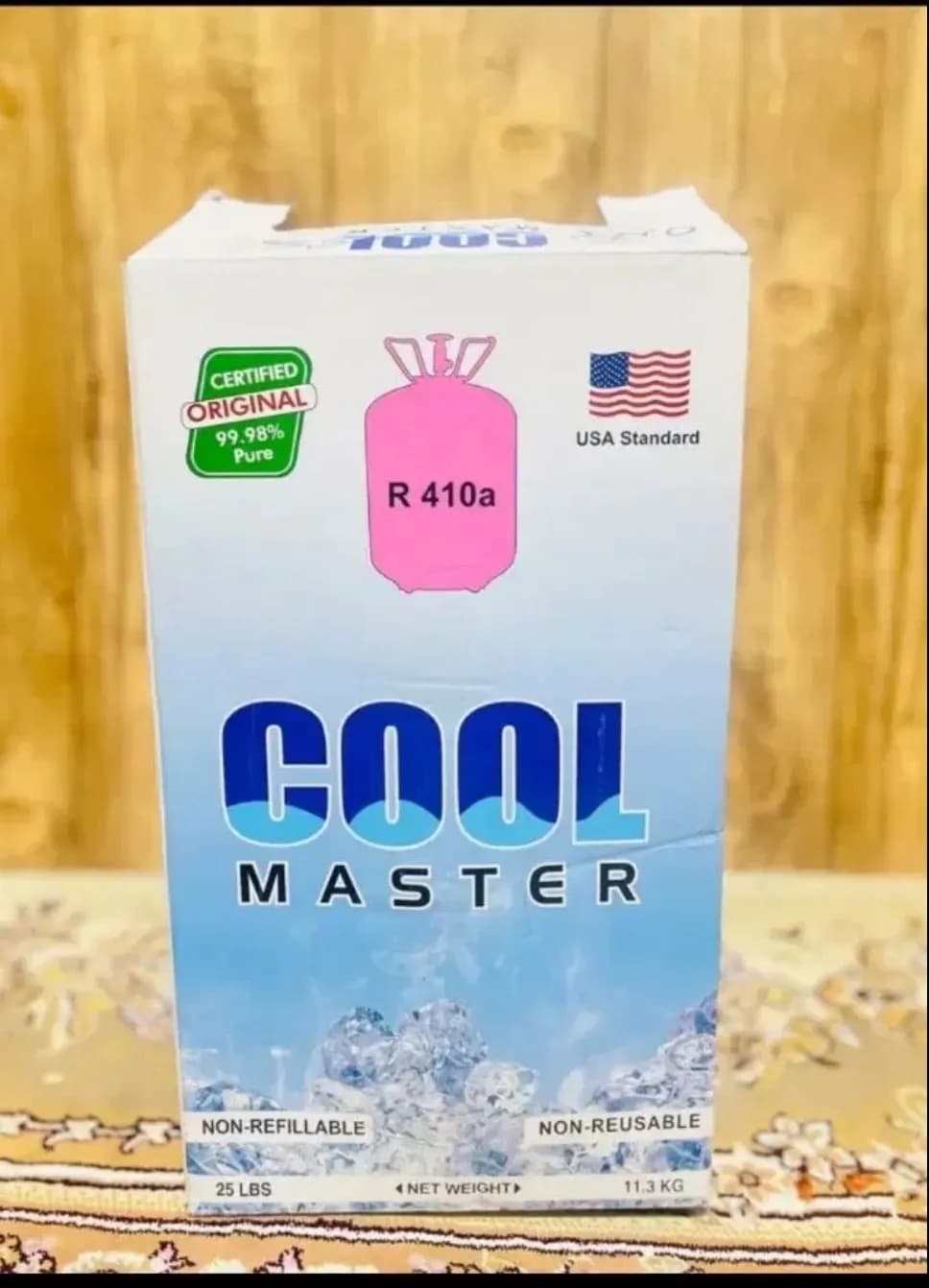 گاز مبرد کمپرسور R410 کول مستر (COOL MASTER) وزن 11.3