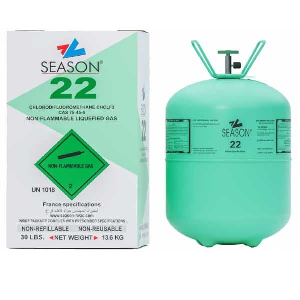 کپسول گاز مبرد کمپرسور R22 سیزن وزن 13.6 کیلوگرم