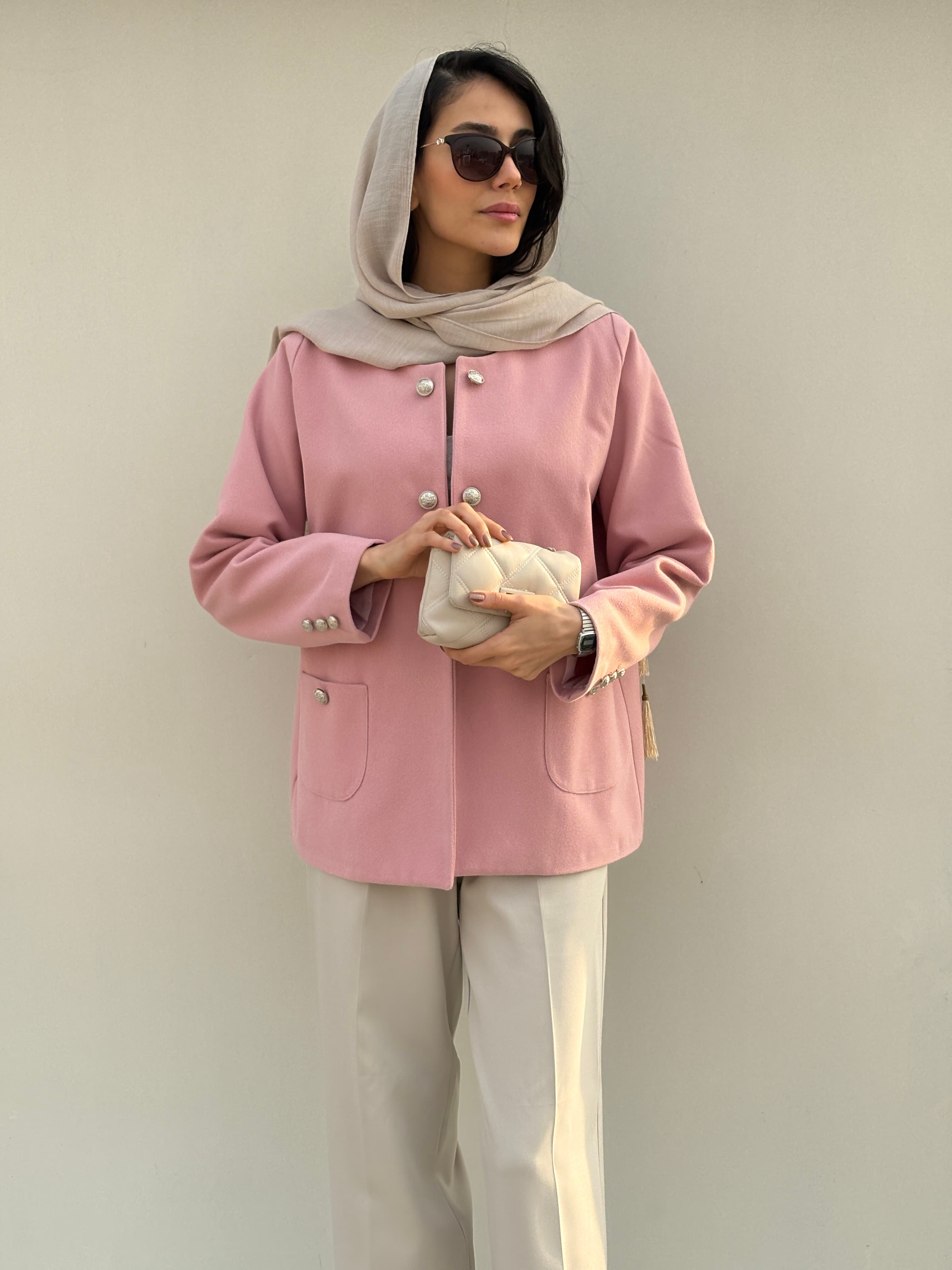کت فوتر کجراه زنانه pink