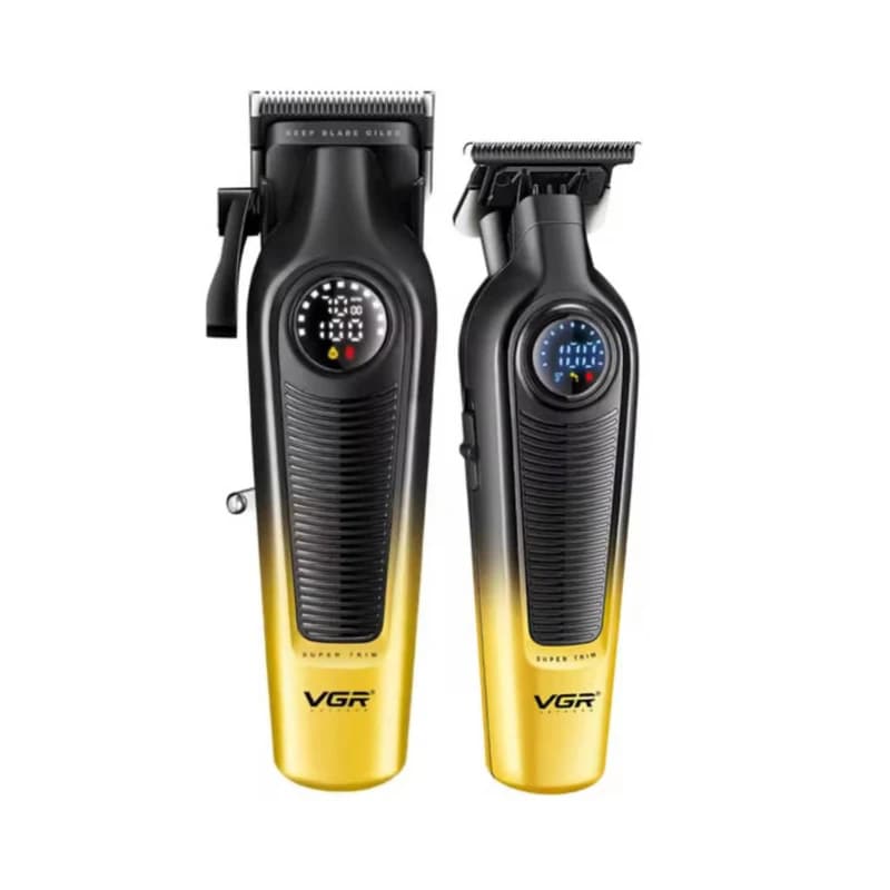 ست ماشین اصلاح VGR مدل V-196 و V-996 | حجم زن و خط زن حرفه‌ای
