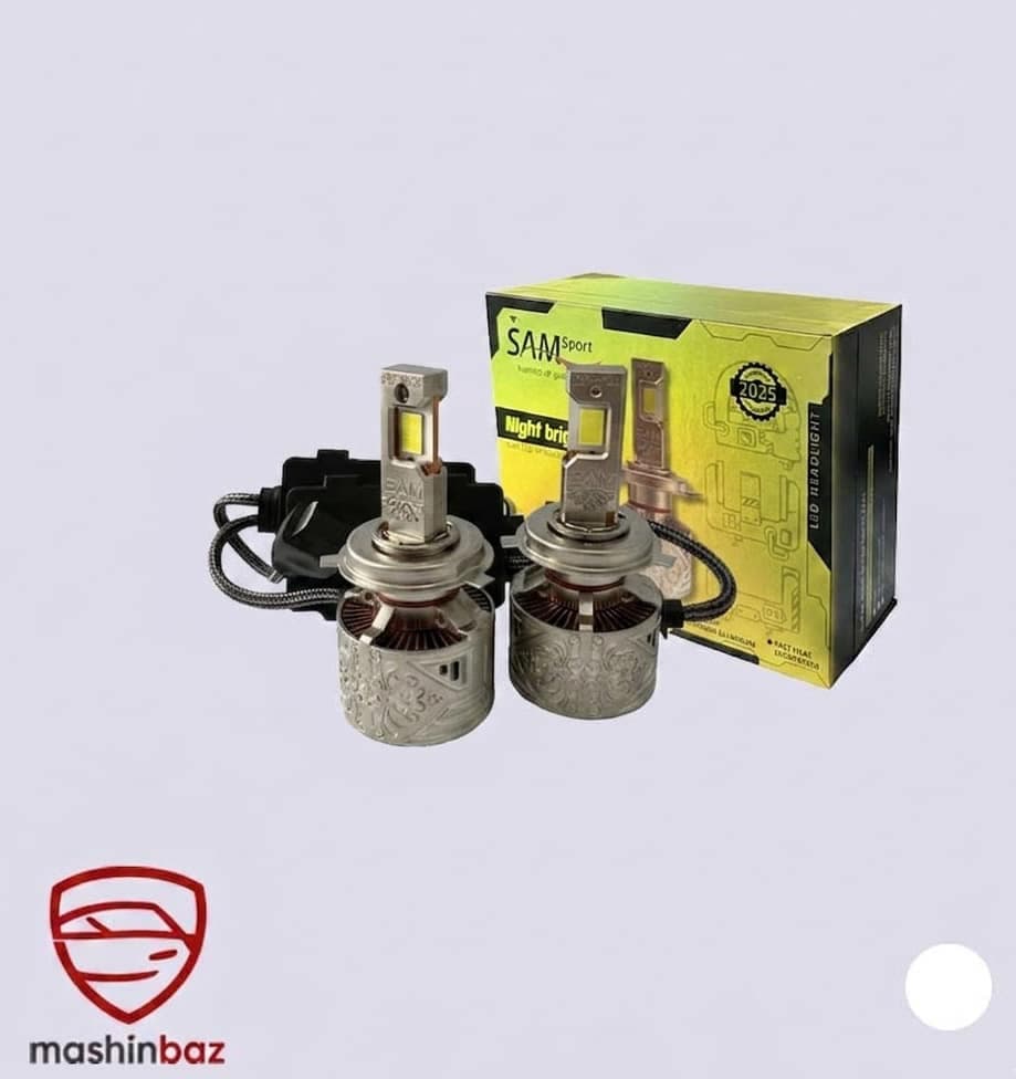 لامپ هالوژن (هدلایت) سام SAM سری Night Breaker مدل H4 رنگ سفید 6000K