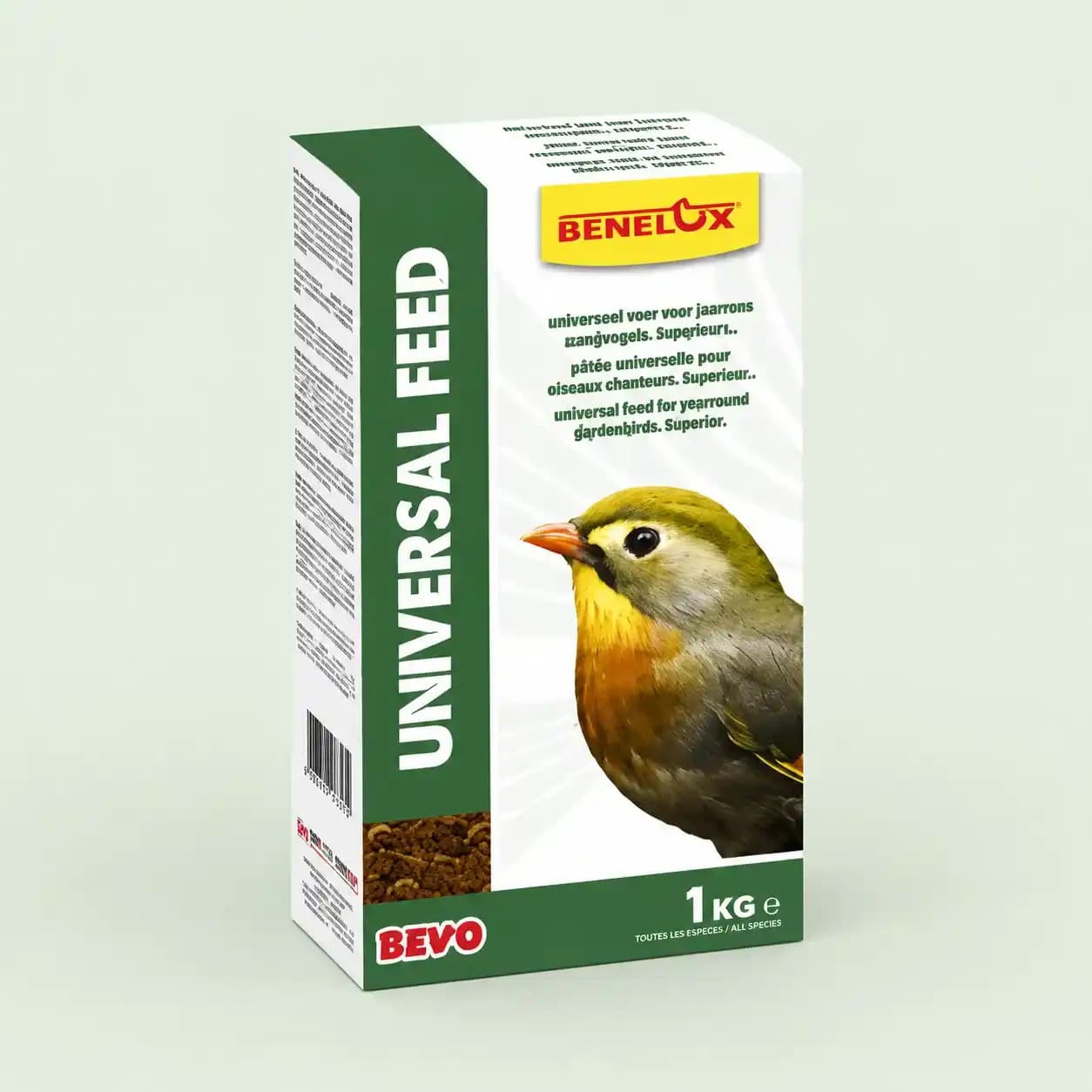 غذای یونیورسال بنلوکس مخصوص مرغ مینا، بلبل و سار | Benelux universal feed
