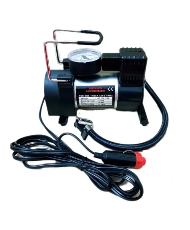 پمپ باد تک سیلندر فندکی خودرو مدل AIR COMPRESSOR 965 KPA