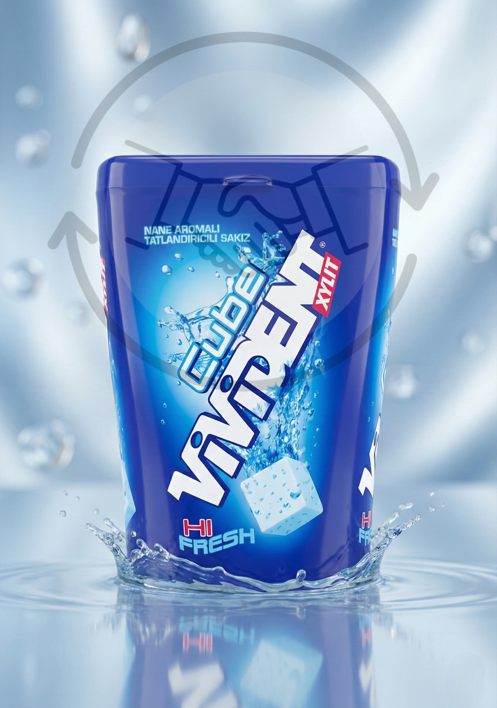 آدامس ویویدنت | vivident 86g مکعبی