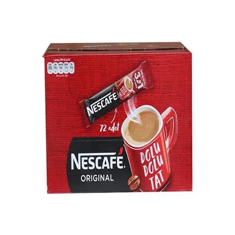 قهوه فوری بسته 72 عددی اورجینال نسکافه Nescafe orginal