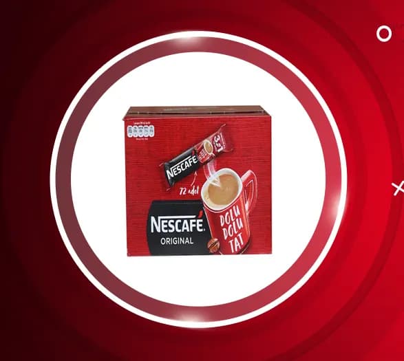 قهوه فوری بسته 72 عددی اورجینال نسکافه Nescafe orginal — تصویر ۲
