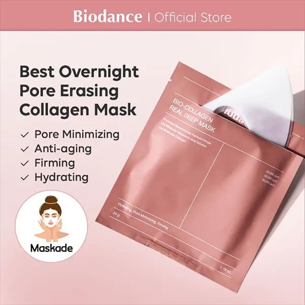 ماسک بیو کلاژن بایودنس اصل کره ضد چروک و سفت کننده BIODANCE — تصویر ۵