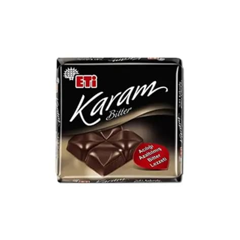 شکلات تلخ اتی کارام تخته ای اتی 60 گرم Eti