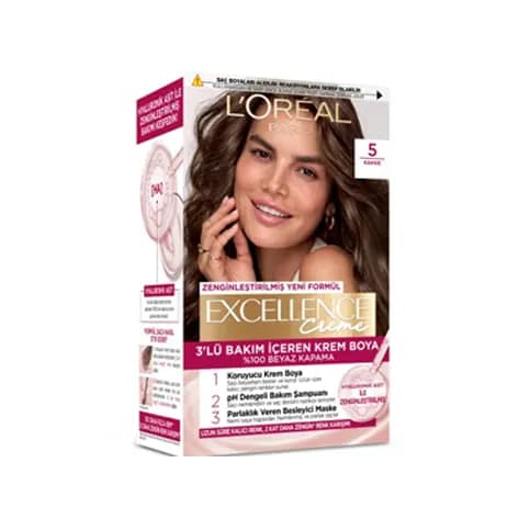 رنگ مو لورال شماره 5 Loreal