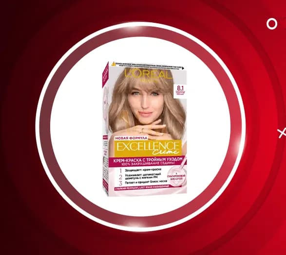 رنگ مو لورال شماره 8.1 Loreal — تصویر ۲