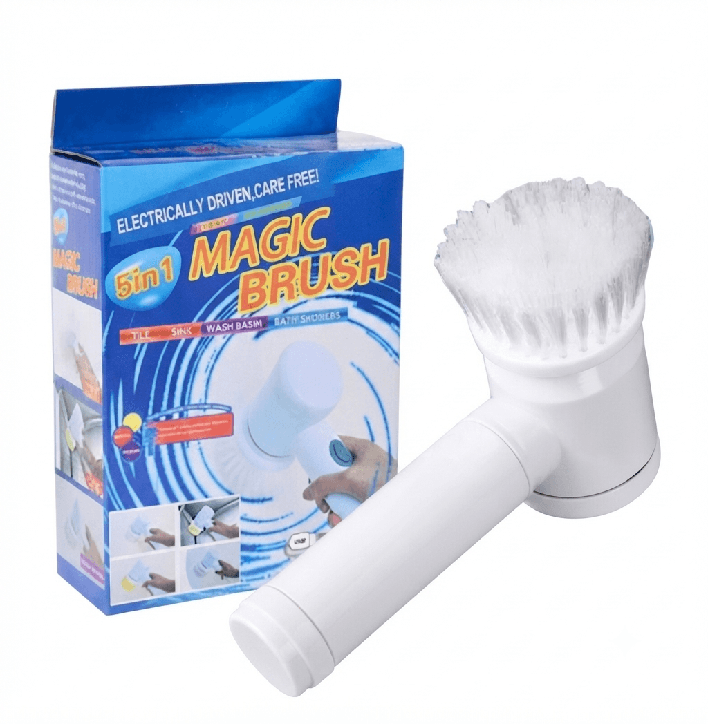 برس و فرچه شارژی چندکاره مجیک براش (Magic Brush) مدل 3 سری - مخصوص آشپزخانه، حمام و خودرو