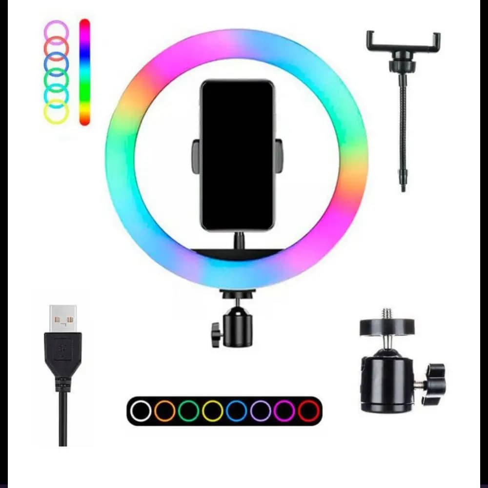 رینگ لایت مدل MJ30 RGB Ring Light