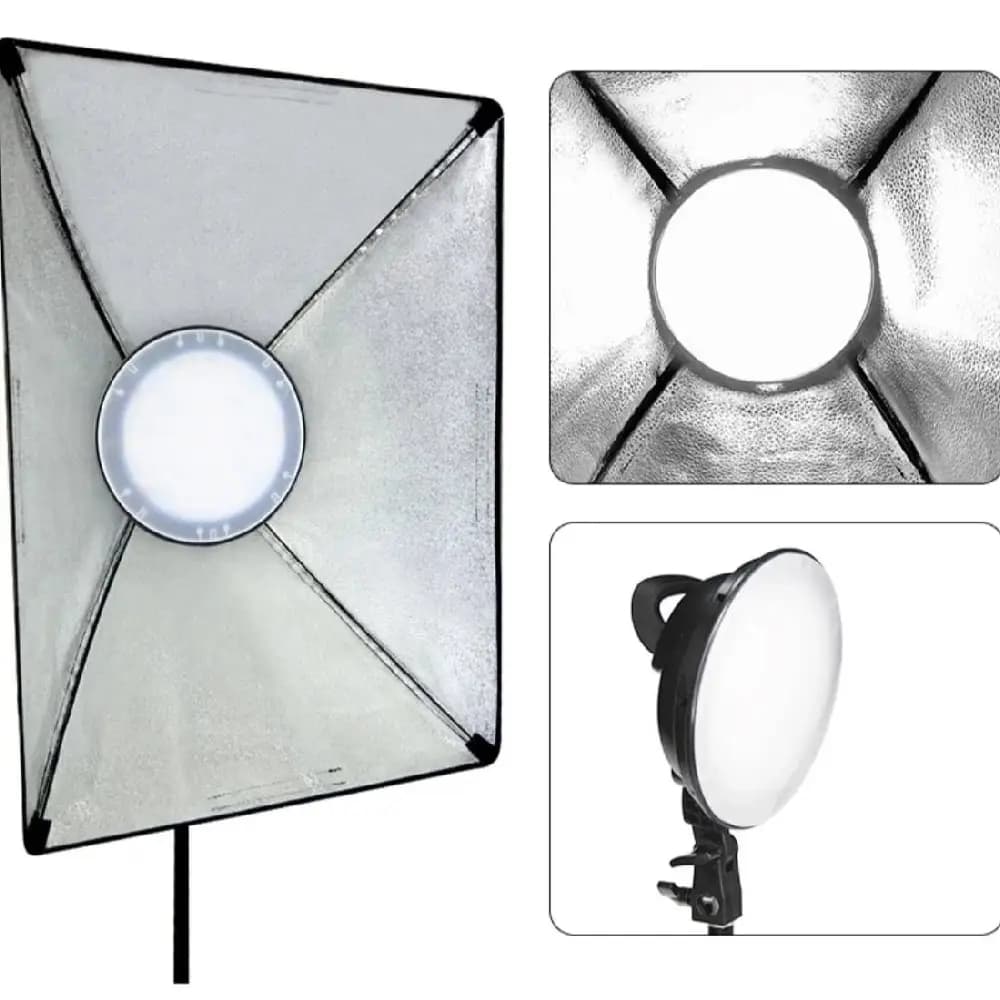 کیت پروژکتور 100 وات Diamond SMD ProjectorT019 Kit + سافت باکس 50×70 + پایه