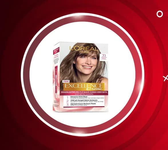 کیت رنگ مو کاراملی دودی شماره 7.1 لورال Loreal — تصویر ۲