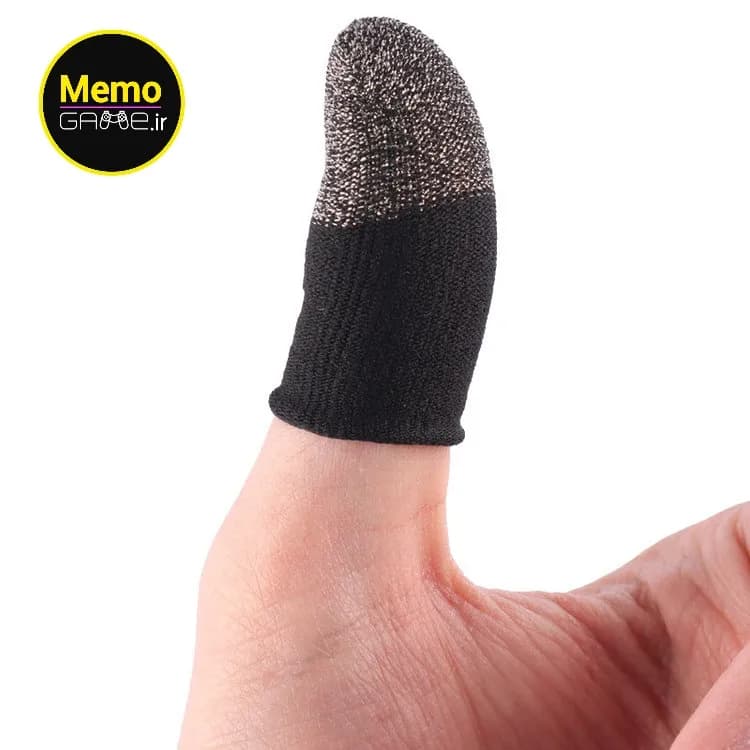 آستین انگشتی دستکش بازی Finger Sleever فایبر کربن و سیلور
