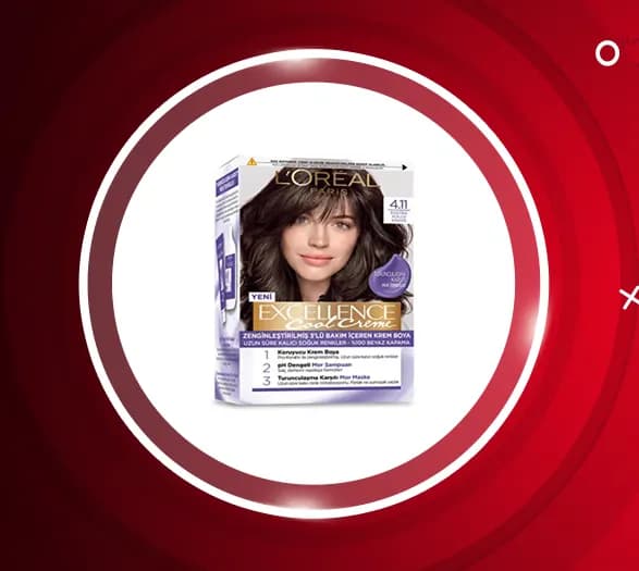 کیت رنگ مو قهوه ای خاکستری دودی شماره 4.11 لورال Loreal — تصویر ۲
