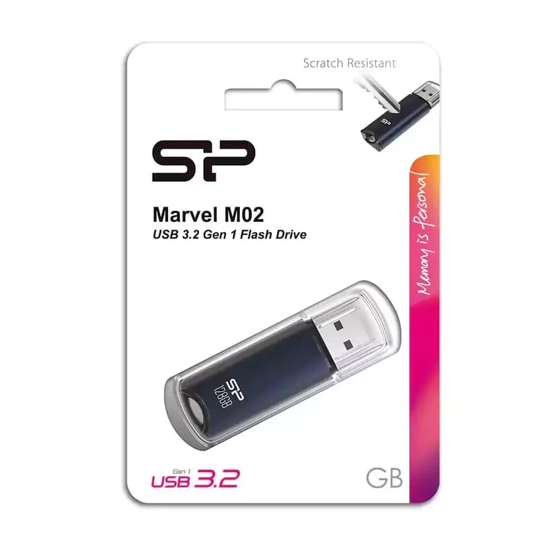 فلش مموری سیلیکون پاور مدل M02 ظرفیت 32 گیگابایت — تصویر ۳