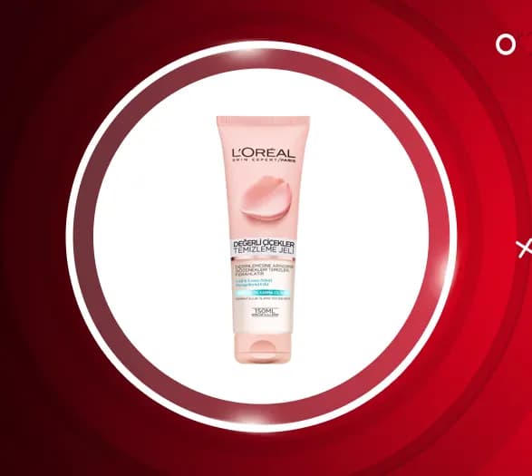ژل شستشوی صورت حاوی عصاره گل رز لورال 150 میل Loreal — تصویر ۲
