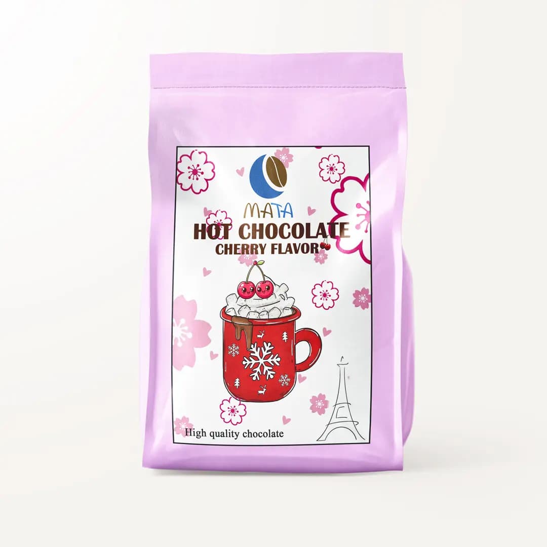 هات چاکلت آلبالویی - MATA Coffee — تصویر ۳