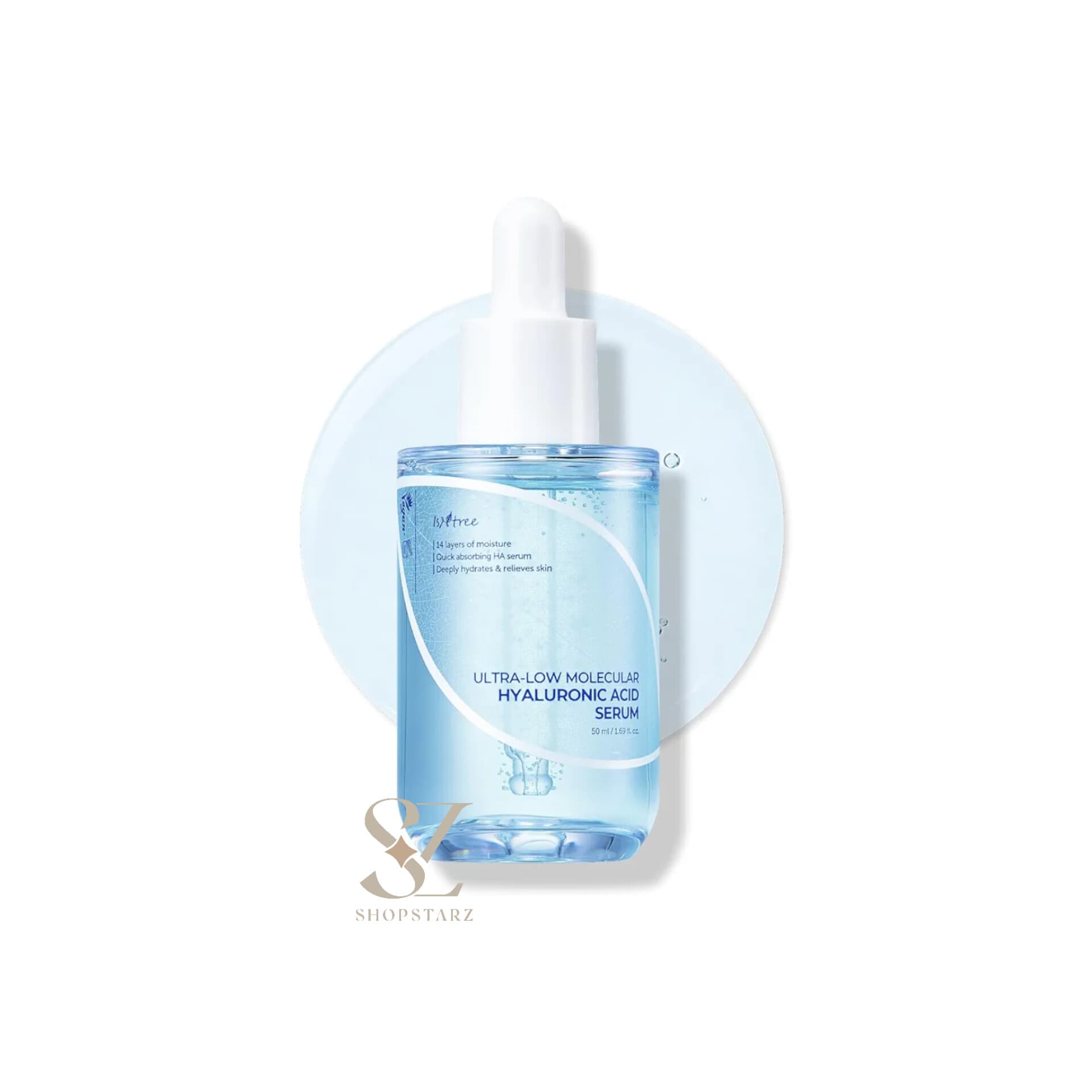 سرم هیالورونیک اسید ایزنتری Isntree Ultra-Low Molecular 50ml | آبرسان عمیق