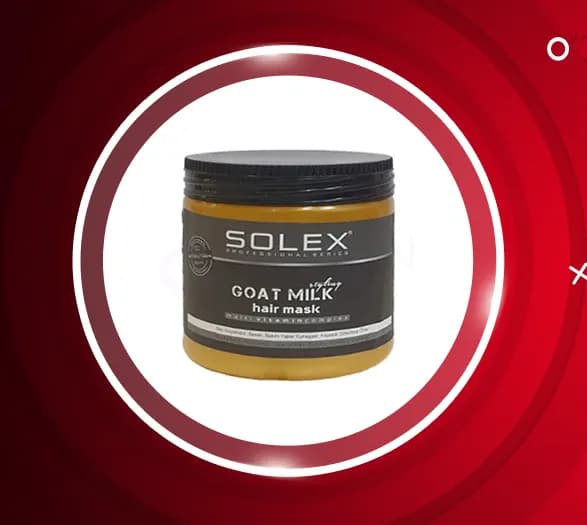 ماسک مو تقویت کننده حاوی شیر بز سولکس 500 میل Solex — تصویر ۲