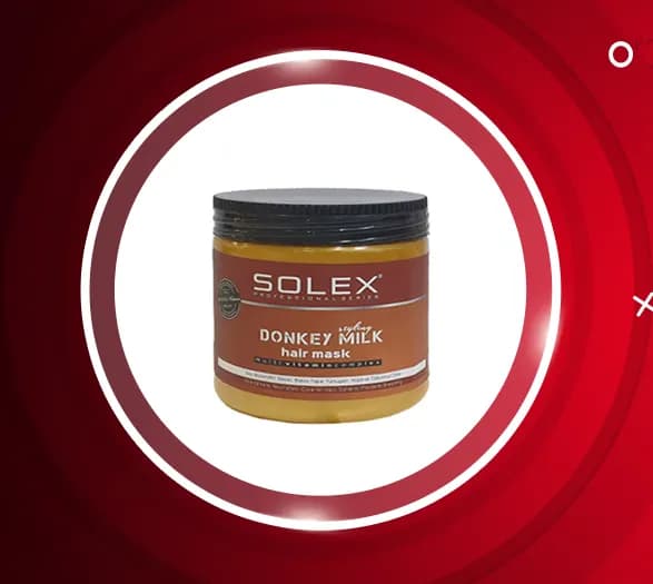 ماسک مو مغذی حاوی شیر الاغ سولکس 500 میل Solex — تصویر ۲