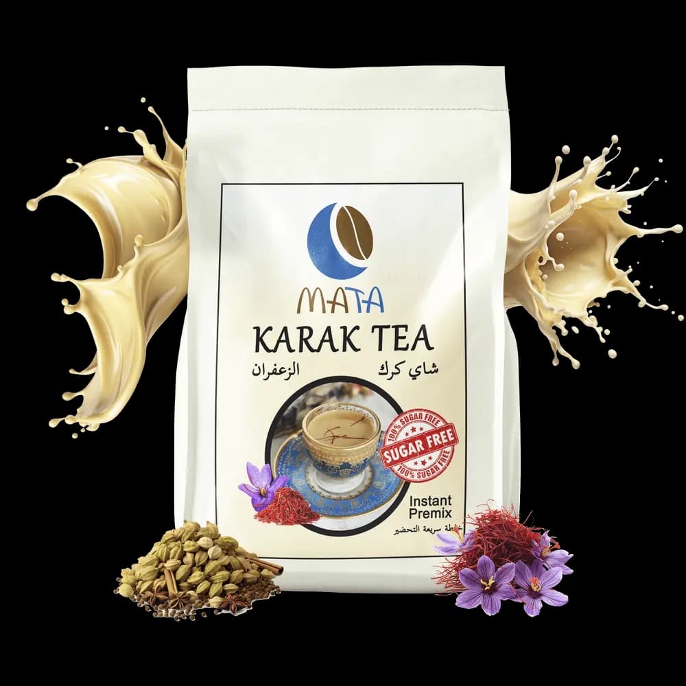 چای کرک زعفرانی (بدون شکر) - MATA Coffee