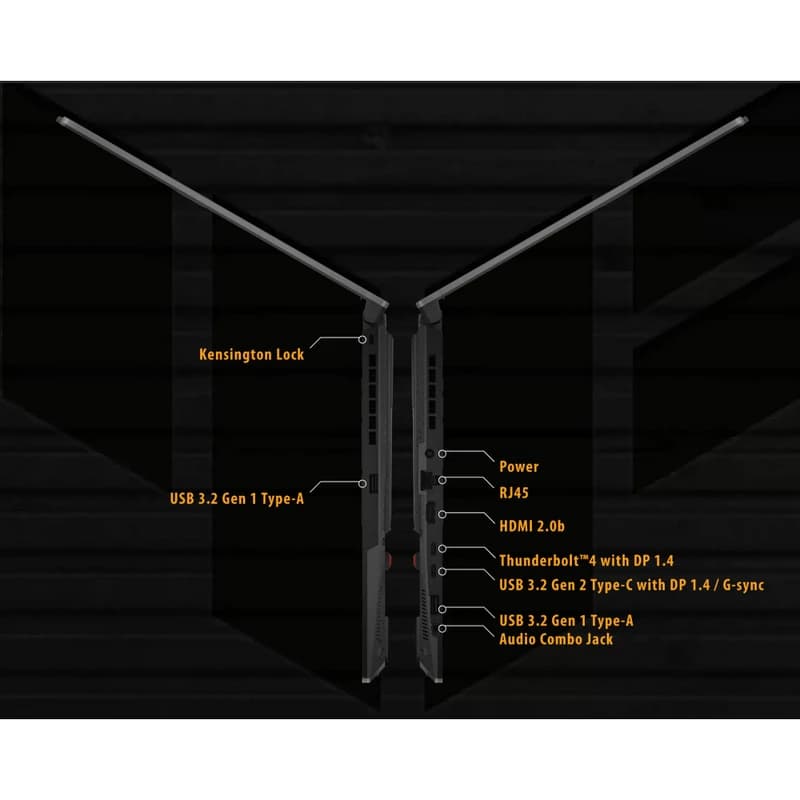 لپ تاپ ایسوس TUF Gaming FX507VV-i7 32GB 2T SSD RTX4060 — تصویر ۴