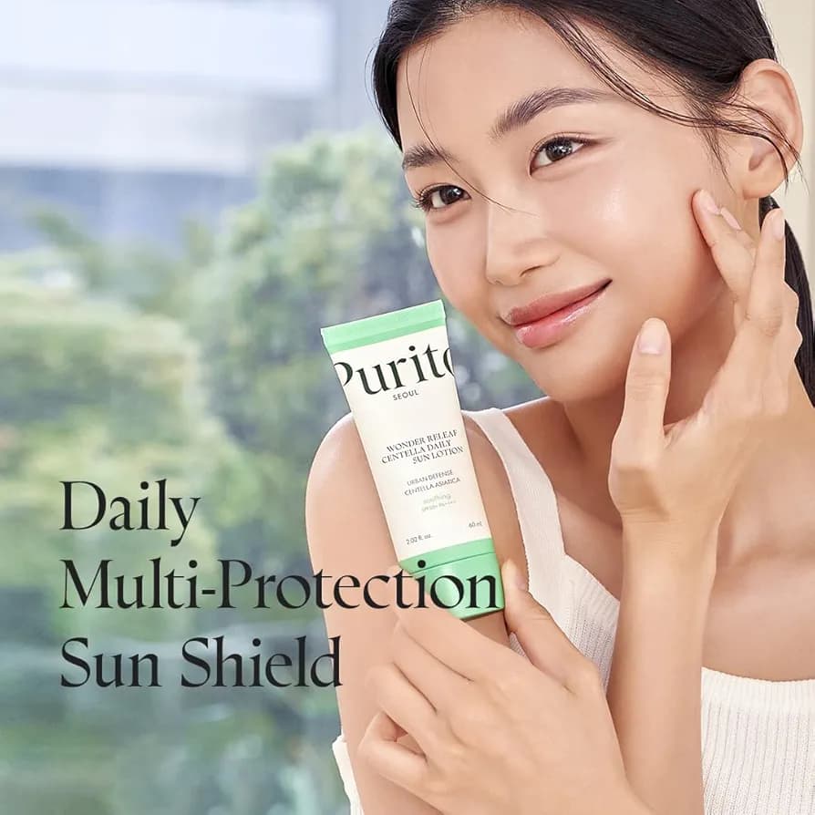 ضدآفتاب تسکین دهنده و مرطوب‌کننده سنتلا پیوریتو purito wonder releaf Centella daily sun lotion — تصویر ۶