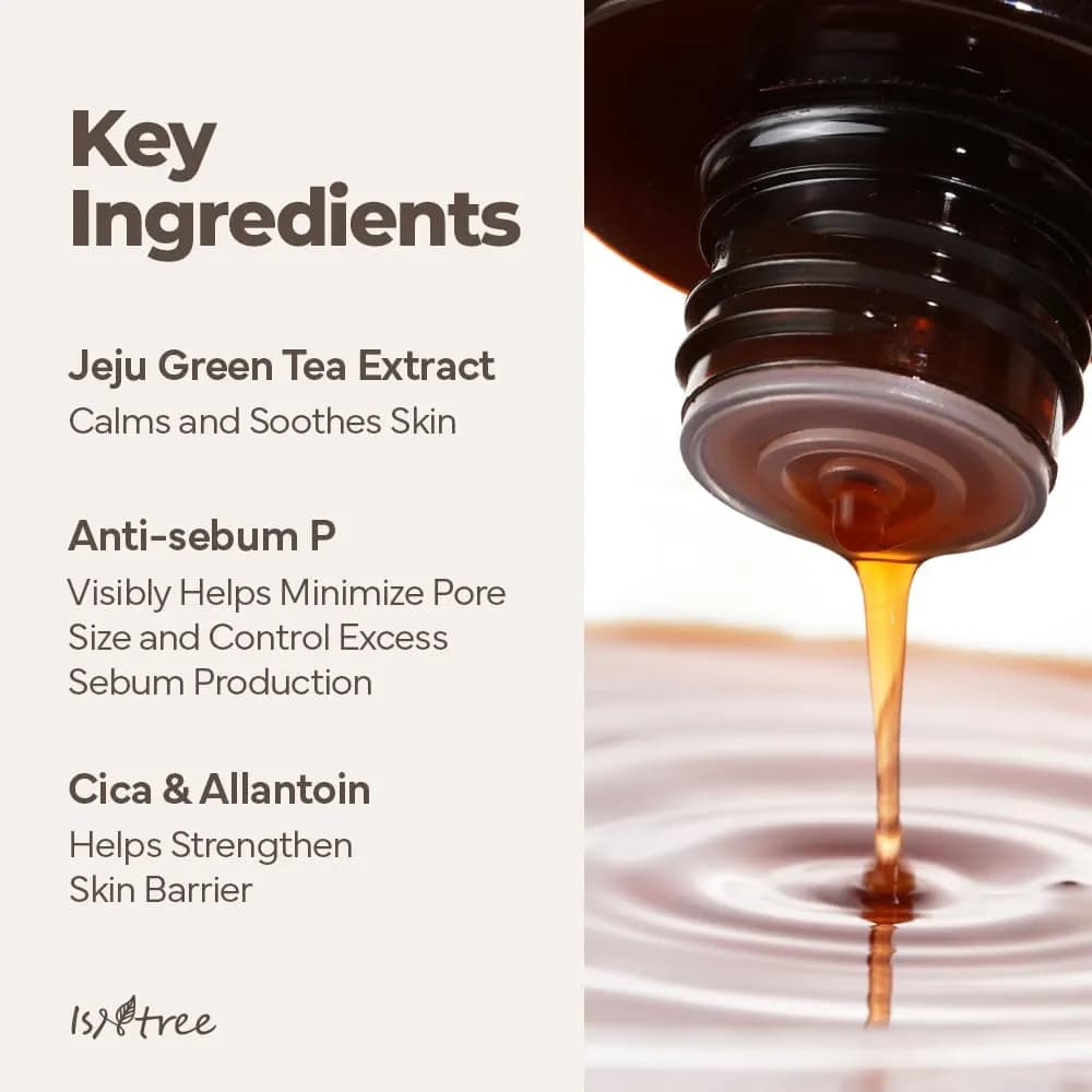 تونر چای سبز فرش ایزنتری | Green Tea Fresh Toner | کنترل چربی و تسکین پوست — تصویر ۴