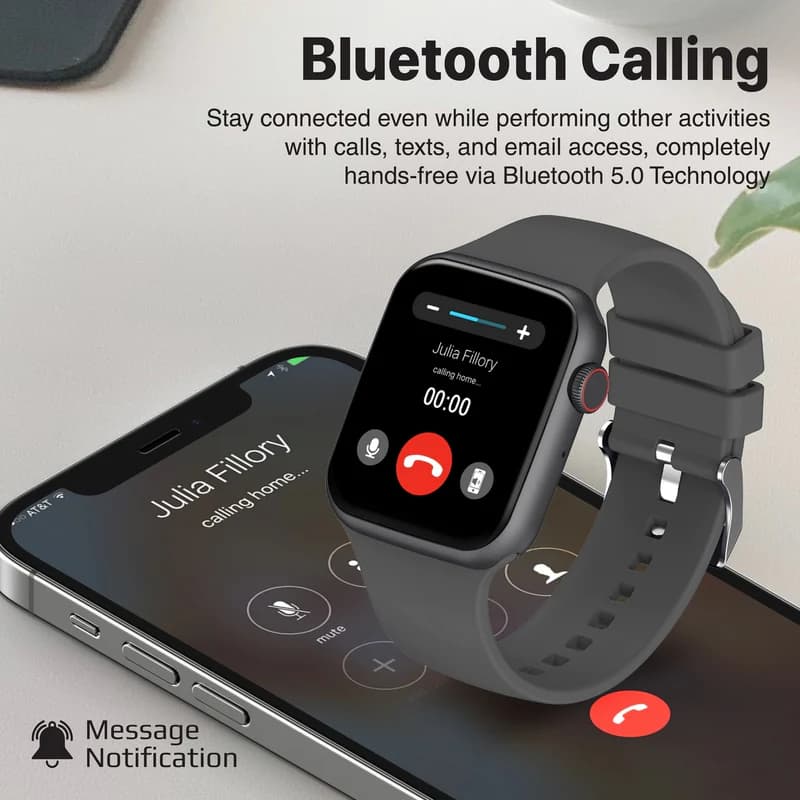 ساعت هوشمند پرومیت مدل Promate XWatch-B19 با قابلیت مکالمه و گارانتی 18 ماهه پوزیترون — تصویر ۱۰