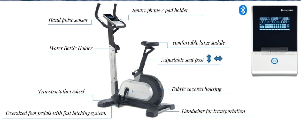 دوچرخه ثابت مدل ProCycle 500 پروتئوس با ژنراتور داخلی — تصویر ۳