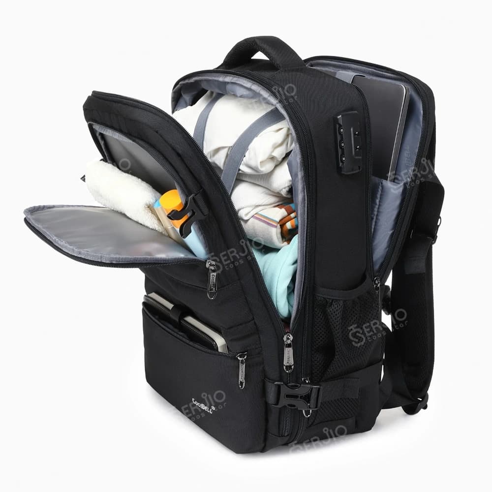 کوله پشتی لپتاپی برند کول بل CoolBell مدل 8299 — تصویر ۳