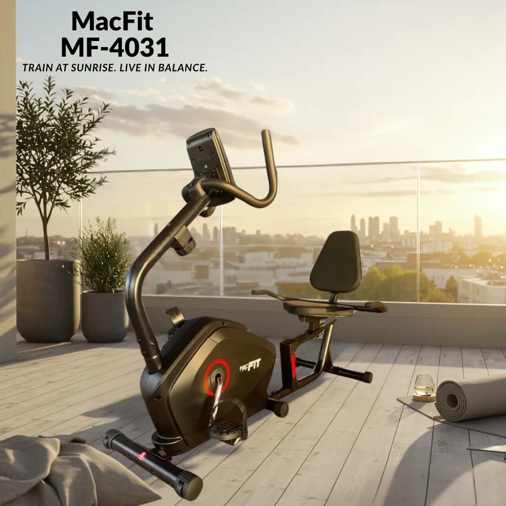 دوچرخه ثابت مبله پشتی‌دار مدل MF-4031