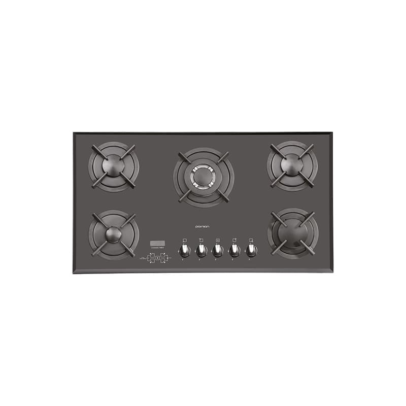 اجاق گاز شیشه ای 5 شعله PB5207D پرنیان