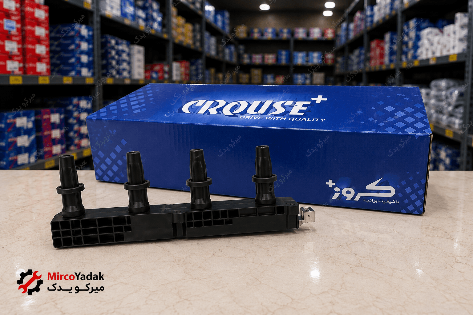 کوئل موتور TU5 طرح (بوش) برند کروز پلاس (اصلی)کد CR396302