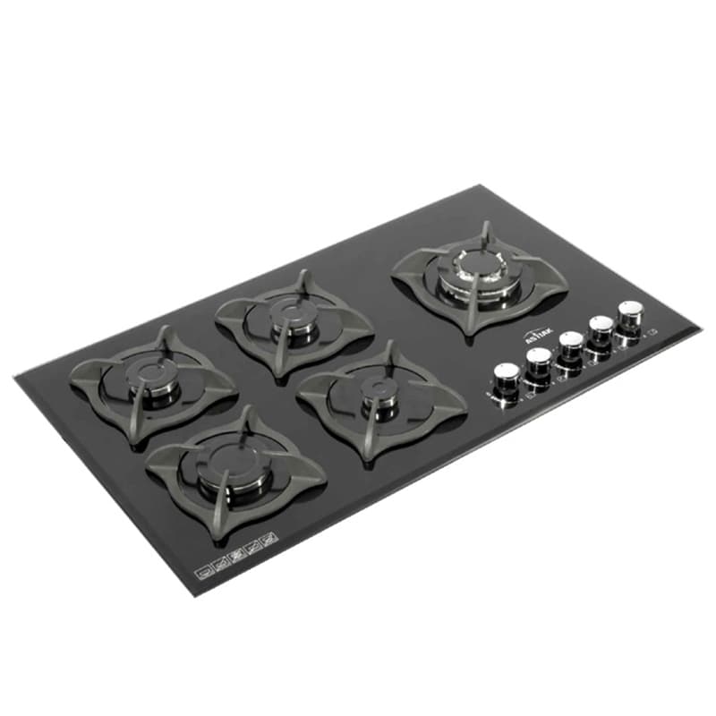 اجاق گاز 5 شعله شیشه G604 آستیاک